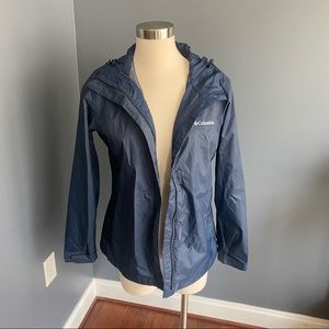 Navy Blue Waterproof Columbia Windbreak